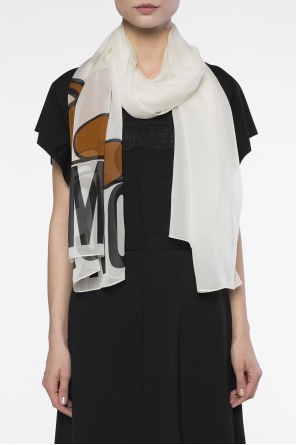 Logo-printed scarf, zdjęcie 2 Logo-printed scarf od Moschino